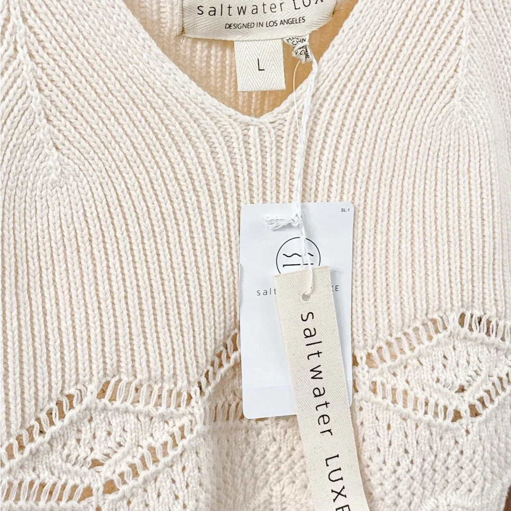 SOLD x NWT Saltwater Luxe Monni Sweater Tank - Picture 7 of 8